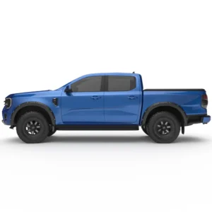Side view of Ford Ranger 2022 with EGR bolt-on fender flares