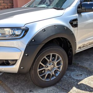 Ford Ranger PX with bolt-on style EGR fender flares parked outdoors.