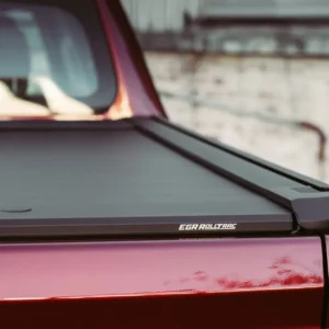 EGR RollTrac Electric Tonneau Cover for LDV T60 Max 2022 EGR RollTrac Electric installed on red LDV T60 pickup truck