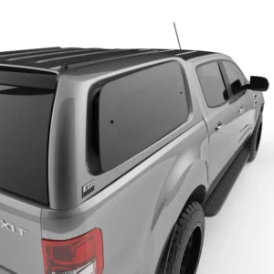 Ford Ranger with EGR Gen 3 Canopy rear-side view featuring frameless tinted window