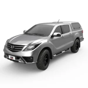 Mazda BT-50 2018–2019 with EGR Premium Canopy front angle view