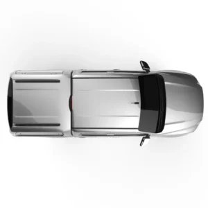 Top view of Mazda BT-50 with EGR Gen 3 Canopy showing sleek roof design and rails