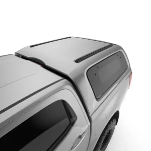 Mazda BT-50 fitted with EGR Gen 3 Canopy in grey, featuring tinted side windows and roof rails