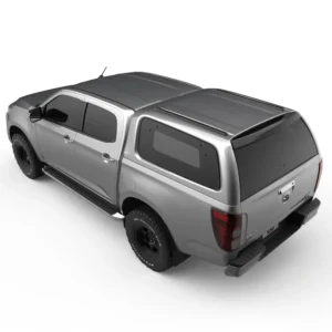 Mazda BT-50 with EGR Gen 3 Canopy rear view showcasing frameless tinted windows and aerodynamic design