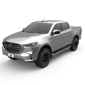 Mazda BT-50 front angle with EGR RollTrac electric tonneau cover