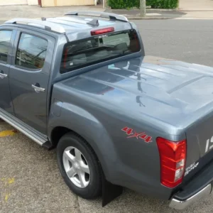 Isuzu D-MAX fitted with a 1-piece hard lid for secure cargo protection