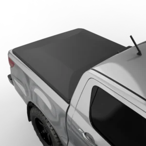 Soft tonneau cover installed on Mazda BT-50 2018-2019 pickup truck