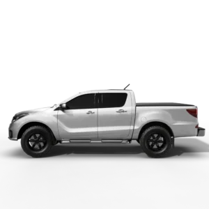 Mazda BT-50 2018-2019 with soft tonneau cover side view