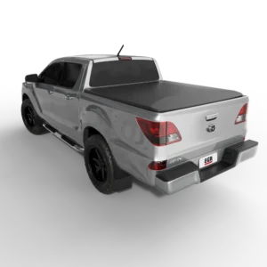 Mazda BT-50 2018-2019 with EGR soft tonneau cover – rear angle view