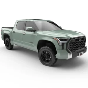 Toyota Tundra TRD Pro EGR RollTrac Electric Roller Cover - Angled Rear Toyota Tundra 2022 TRD Pro with EGR RollTrac Electric roller cover, front side angle