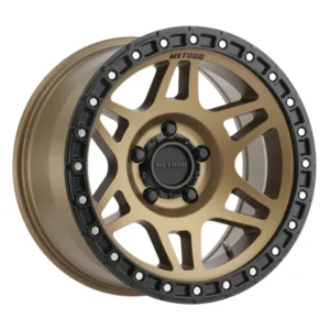 Method Race Wheels 312 Bronze alloy wheel with simulated beadlock design