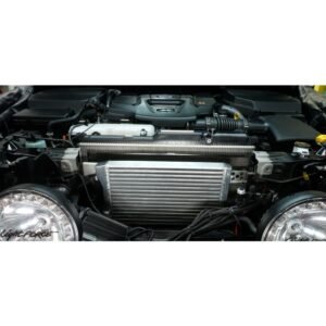 Toyota Landcruiser 300 Series HPD Heat Exchanger installed in engine bay