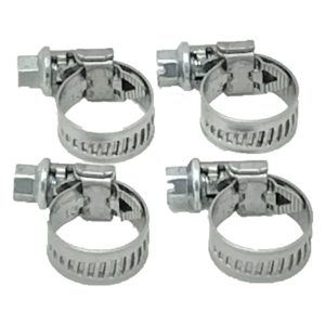 Ford Ranger PX transmission cooler line clamps set of four stainless steel hose clamps