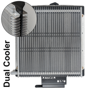 Transmission Oil Cooler Kit for Ford Ranger PX 10 Speed – DIY Installation Ford Ranger dual transmission oil cooler with high-performance fin design