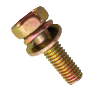 Jeep JK Wrangler Transmission Oil Cooler Kit – Heavy Duty DIY Install M6 x 20 SEMS bolt with integrated washer for automotive use