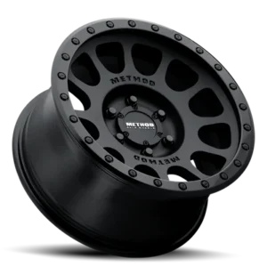 Method 305 NV Double Black – 6-Lug Off-Road Performance Wheel Method Race Wheels 305 NV Double Black 6-Lug Alloy Wheel Angled View