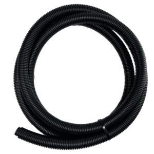 Long black transmission cooler hose for Next Gen Ranger and Everest diesel 6 and 10 speed kits.