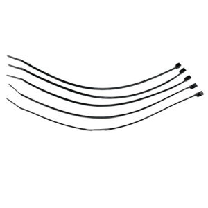 Black heavy-duty cable ties for Next Gen Ford Ranger and Everest diesel transmission oil cooler installation