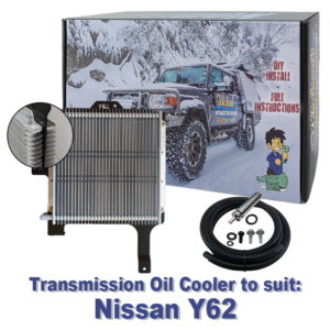 Dual Heavy Duty Transmission Oil Cooler Kit for Nissan Patrol Y62 with DIY Installation