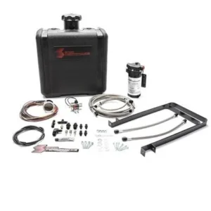 Snow Performance Stage 2 Water Methanol Injection Kit with reservoir tank, pump, wiring, and mounting hardware