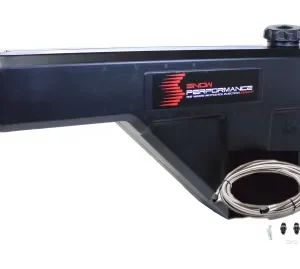 Snow Performance 10 Gallon Water Methanol Tool Box Style Tank Upgrade with braided stainless steel line and fittings