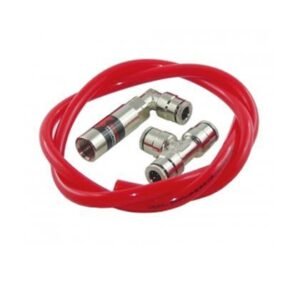 Snow Performance Water Methanol Dual Nozzle Upgrade Kit with Stainless Steel Braided Line