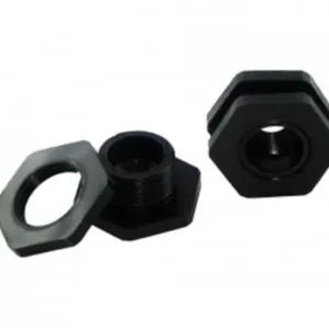 Snow Performance Nozzle Mounting Adapter for Hose – Black Hex Fitting