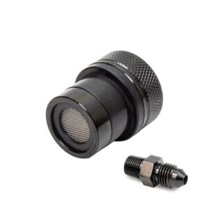 Snow Performance High-Flow Solenoid Filter with -4AN Fitting