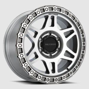 Method Race Wheels 312 Machined alloy wheel angled view showing deep barrel and simulated beadlock lip