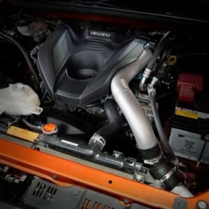 Isuzu D-Max upgraded intercooler kit installed under the bonnet