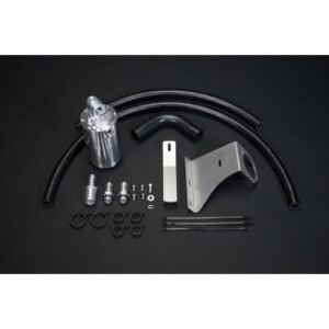 Ford Ranger Raptor 2.0L Twin Turbo HPD Catch Can Kit with hoses, brackets, and fittings.