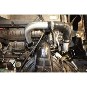 Toyota LandCruiser 80 Series 1HD-FT Series 2 Front Mount Intercooler piping connected to intake system.