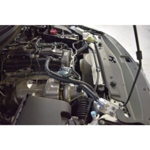 HPD Catch Can installed in Mitsubishi Triton/Pajero Sport 2.4L engine bay with hoses connected