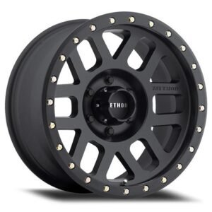 Method Race Wheels 309 Grid Matte Black alloy wheel with beadlock style rim