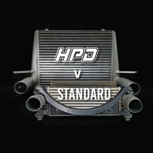 Comparison of HPD upgraded intercooler versus standard factory intercooler for Ford Ranger RA 2022+