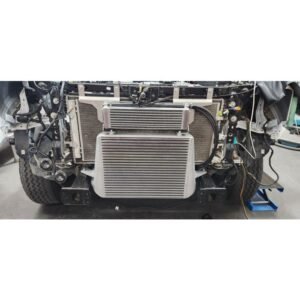 HPD dual intercooler and transmission cooler kit installed on Ford Next-Gen Ranger Everest NF Amarok 3.0L V6 Diesel 2022.