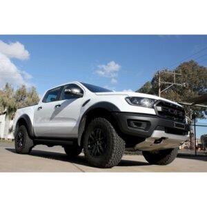 White Ford Ranger Raptor 2.0L Twin Turbo with HPD upgrades parked outdoors.