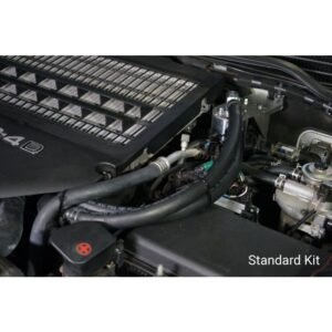 Toyota Landcruiser 200 Series V8 HPD Catch Can Standard Kit installed in engine bay