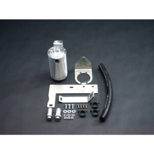 HPD Catch Can kit for Land Rover Defender Puma 2.2L & 2.4L with fittings, hoses, and brackets