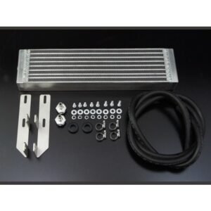 Toyota Landcruiser 100 Series 1HD-FTE Transcooler Kit with fittings, hoses, and mounting hardware