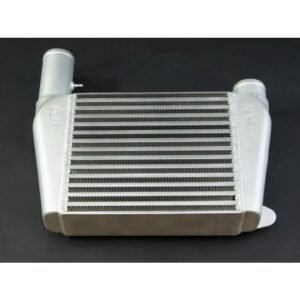 High-performance front-mount intercooler for turbocharged vehicles