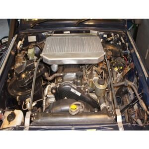 HPD Series 2 Intercooler installed on Toyota Landcruiser 70 Series 1HD-FTE engine bay.