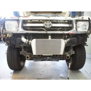 Toyota Hilux 5L/LE front-mounted intercooler installation