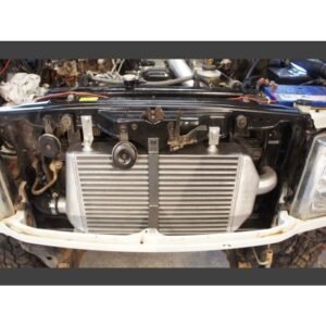 HPD Series 2 front-mount intercooler installed on Toyota Landcruiser 105 Series 1HZ