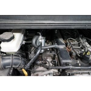 Close-up of HPD Catch Can installed on Hyundai iLoad iMax 2.5L engine
