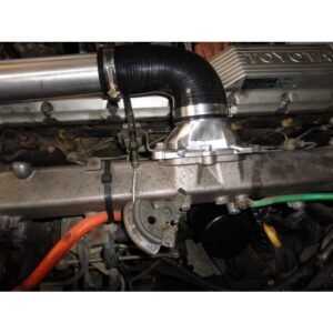 HPD Toyota LandCruiser 70 Series 1HZ intercooler piping and manifold connection installed