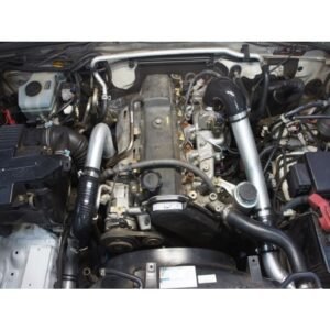 HPD Toyota Prado 120 Series 1KZ-TE front mount intercooler kit engine bay installation