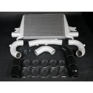 HPD Toyota Hilux 2.8L intercooler kit with pipes, silicone hoses, and clamps