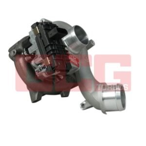 Front angled view of GCG TDX BV45-2080K Turbo Upgrade for Nissan Navara D40 2.5L YD25