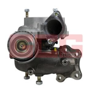 Side view of GCG TDX GT2056V Turbo Upgrade for Nissan Navara D40 YD25 Spain